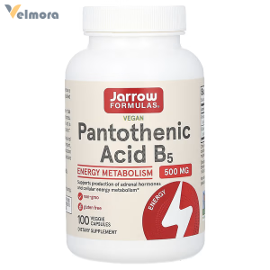 Jarrow Formulas Pantothenic Acid B5 100 Veggie Capsules
