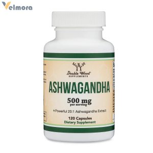 Double Wood Ashwagandha 500 Mg Per Serving 120 Capsules