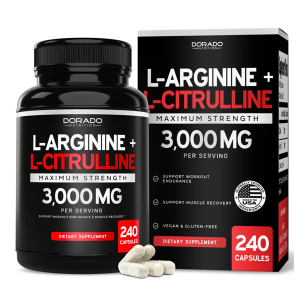 Dorado Nutrition L Arginine L Citrulline 3000mg Supplement 240 Capsules In Pakistan
