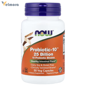 Now Foods Probiotic-10 25 Billion 50 Veg Capsules In Pakistan