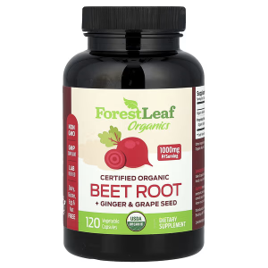 Forest Leaf Organic Beet Root + Ginger &amp; Grape Seed Capsules  in Pakistan