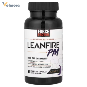 Force Factor Leanfire Pm Nighttime Fat Burner Vegetable Capsules