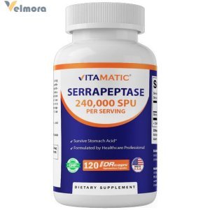 Vitamatic Serrapeptase 240,000 SPU  Capsules in Pakistan
