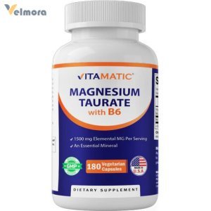 Vitamatic Magnesium Taurate 1500mg Vegetarian Capsules in Pakistan