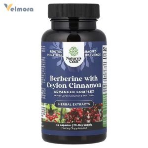 Nature's Craft Berberine with Ceylon Cinnamon Capsules