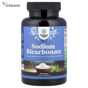 Nature's Craft Sodium Bicarbonate 650mg Capsules