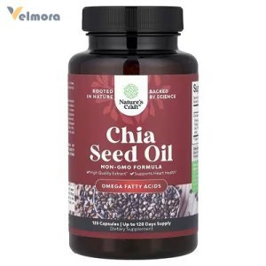 Nature's Craft Chia Seed Oil 500mg Capsules