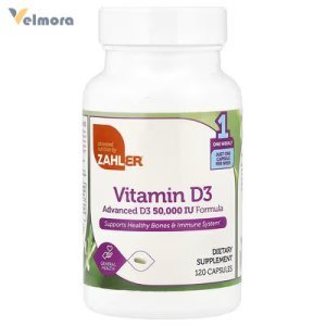 Zahler Vitamin D3 1,250 mcg Capsules