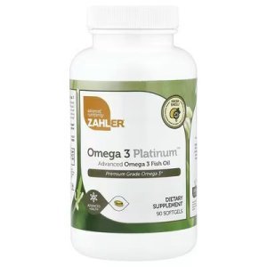 Zahler Omega 3 Platinum Advanced Fish Oil Softgels