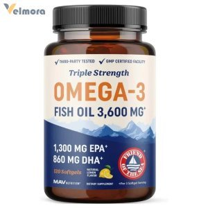 Triple Strength Omega 3 Fish Oil 3600mg Softgels