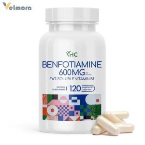 VHC Benfotiamine 600mg Veggie Capsules