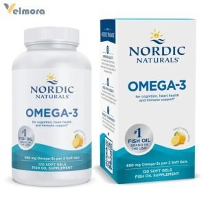 Nordic Naturals Omega-3 Fish Oil Lemon Flavor Softgels