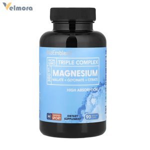 BioEmblem Magnesium Triple Complex 90 Veggie Caps in Pakistan