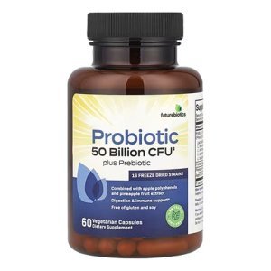 Futurebiotics Probiotic Plus Prebiotic 60 Vegetarian Capsules