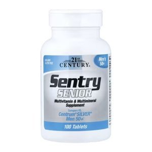 21st Century Sentry Senior Men’s 50+ Multivitamin 100 Tablets