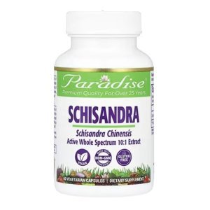 Paradise Herbs Schisandra 250 mg 60 Vegetarian Capsules in Pakistan