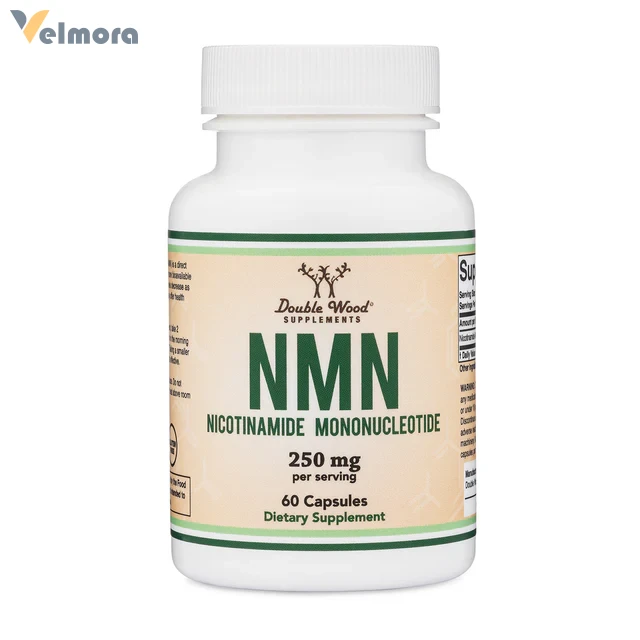 Double Wood NMN Nicotinamide Mononucleotide 250 Mg Per Serving 60 Capsules