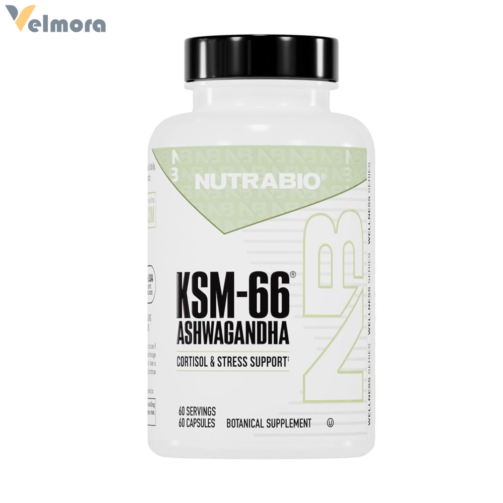 NutraBio Ashwagandha KSM-66® 600mg Supplement in Pakistan