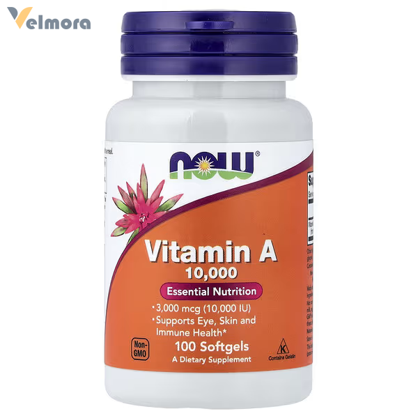 Now Foods Vitamin A 3,000 Mcg 10,000 Iu 100 Softgels In Pakistan