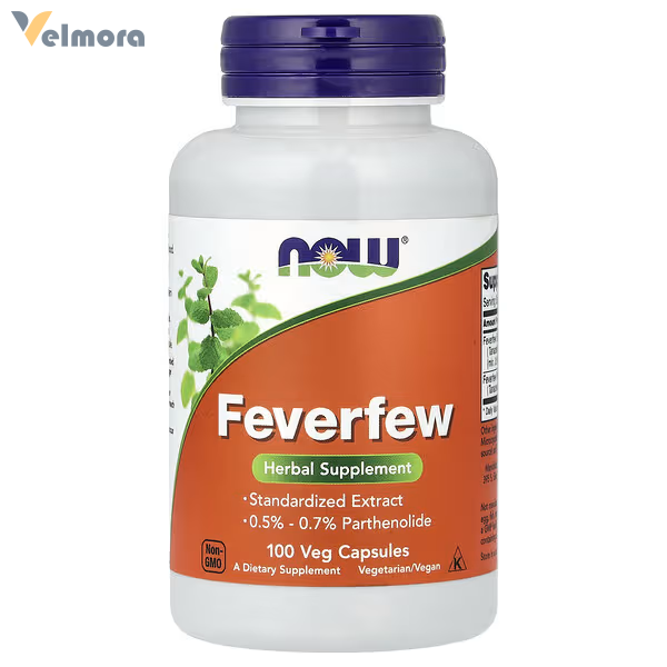 Now Foods Feverfew 100 Veg Capsules In Pakistan