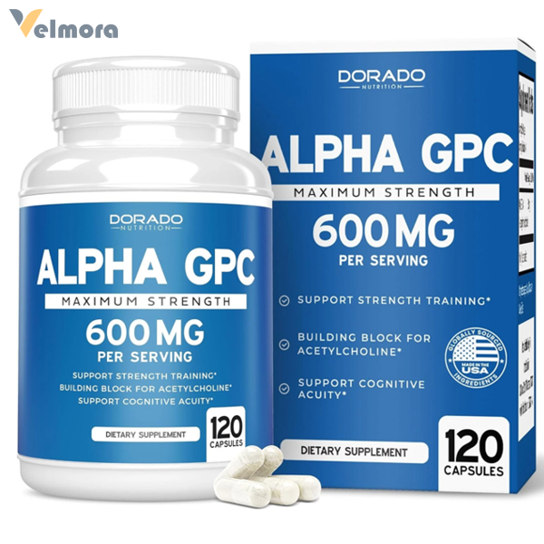 Alpha Gpc 600mg Capsules 120 Count Brain Support In Pakistan