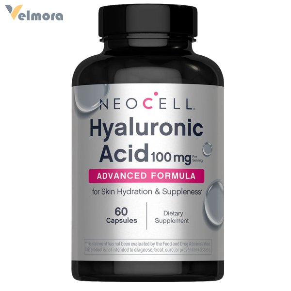 NeocellHyaluronic Acid 100 mg, Vegan Capsules
