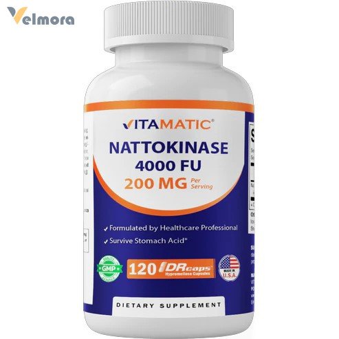 Vitamatic Nattokinase 4,000 Fu Servings Dr Capsules In Pakistan
