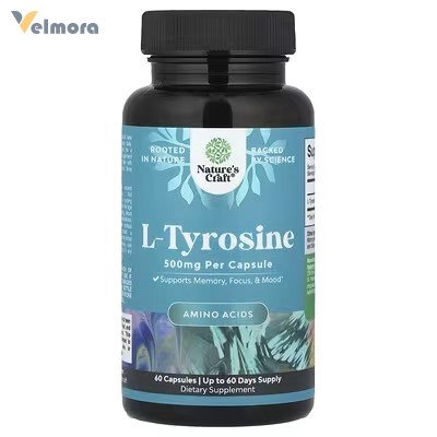 Nature's Craft L-Tyrosine 500mg Capsules