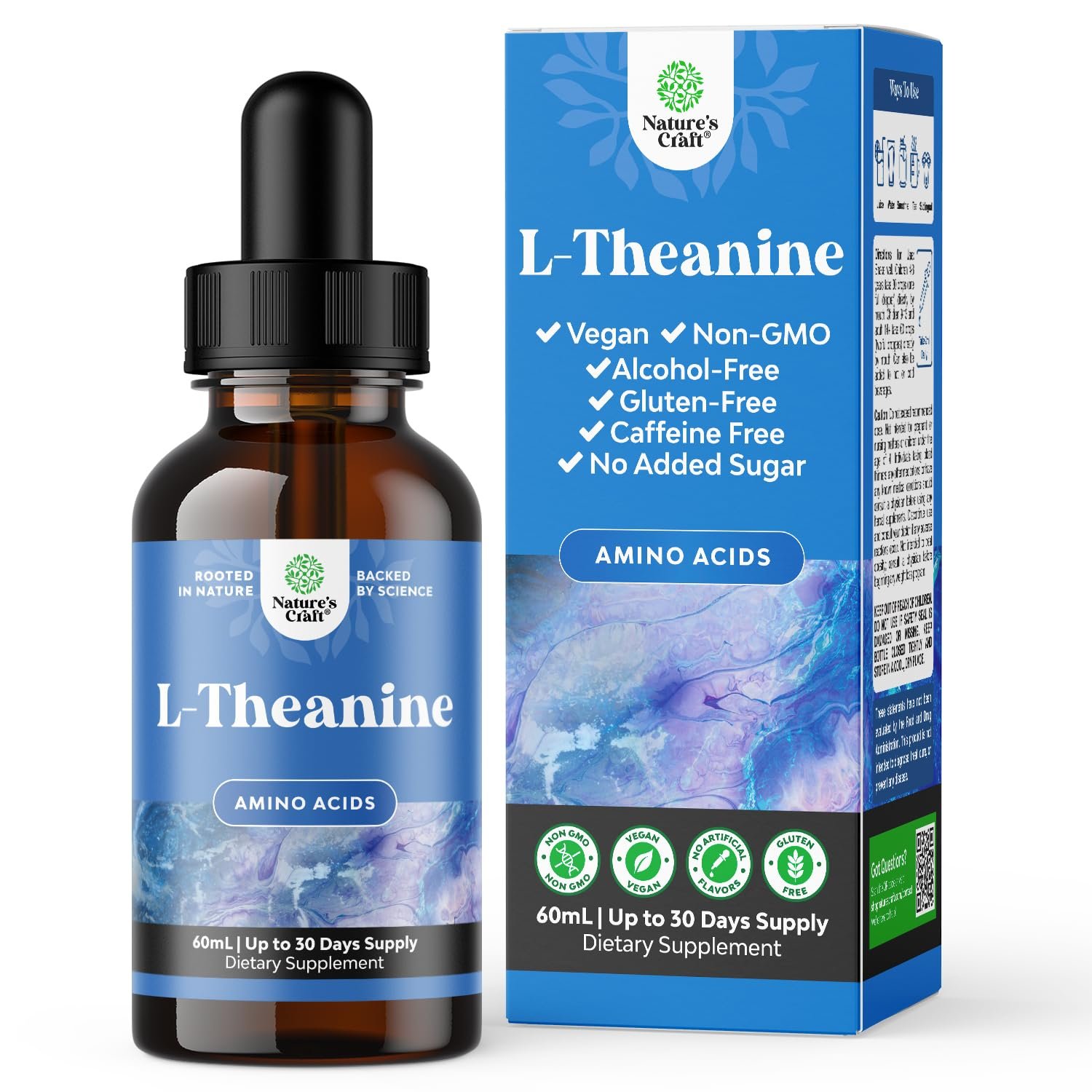 Nature's Craft L-Theanine Alcohol Free 60ml