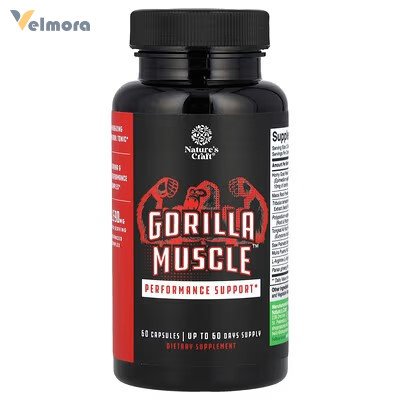 Nature's Craft Gorilla Muscle™ Performance Support Capsules