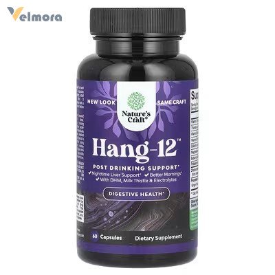 Nature's Craft Hang-12 Post Drinking Support Capsules