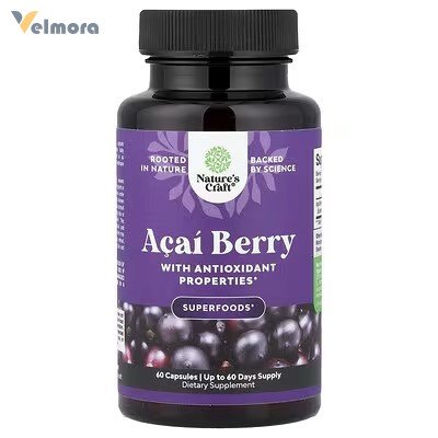 Nature's Craft Acai Berry 600mg Capsules