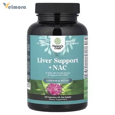 Nature's Craft Liver Support + NAC Capsules
