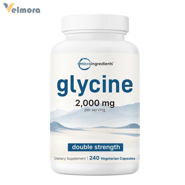 Micro Ingredients Glycine 2000mg Veggie Capsules