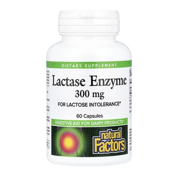 Natural Factors Lactase Enzyme 300 mg 60 Capsules in Pakistan