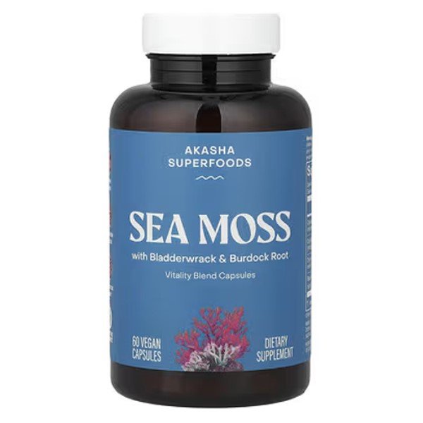 Akasha Superfoods Sea Moss 60 Vegan Capsules