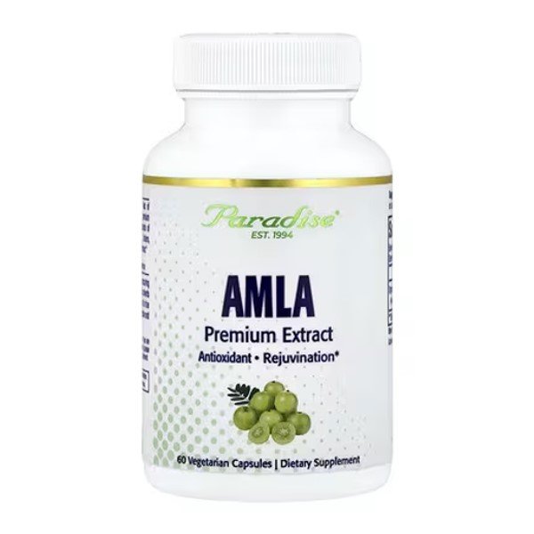 Paradise Herbs Amla 250 mg 60 Vegetarian Capsules