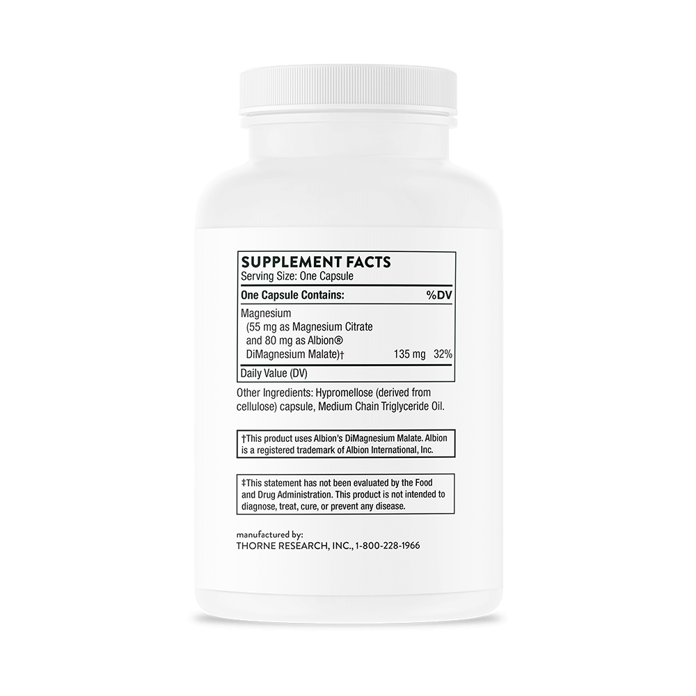 Thorne Magnesium Citramate Capsules thumbnail 3