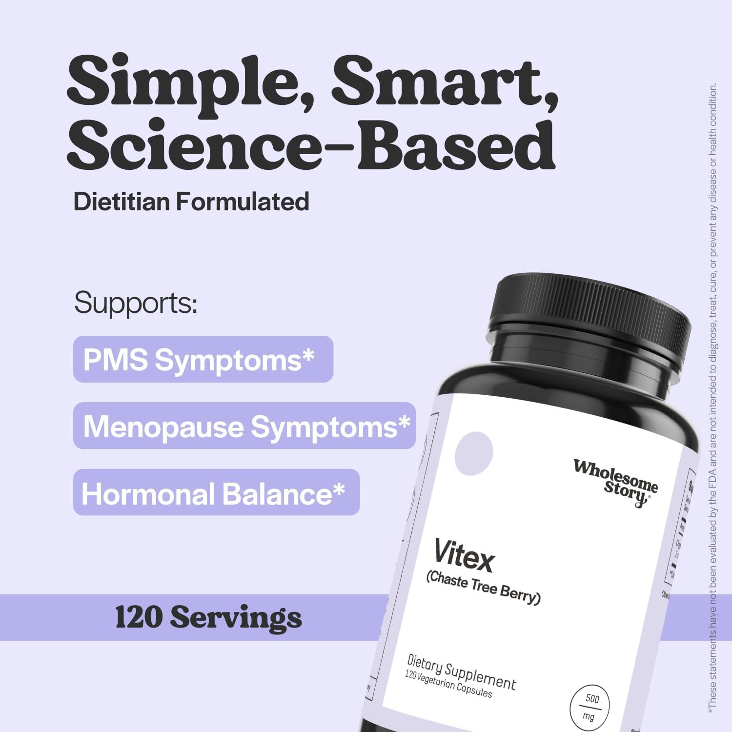 Wholesome Story Vitex Chaste Tree Berry thumbnail 2