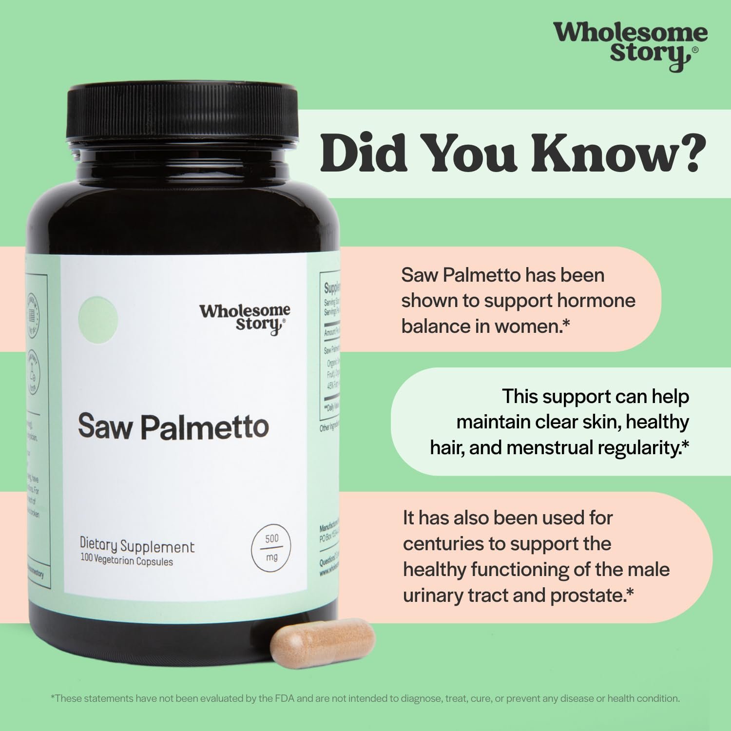 Wholesome Story Saw Palmetto for Men and Women thumbnail 2