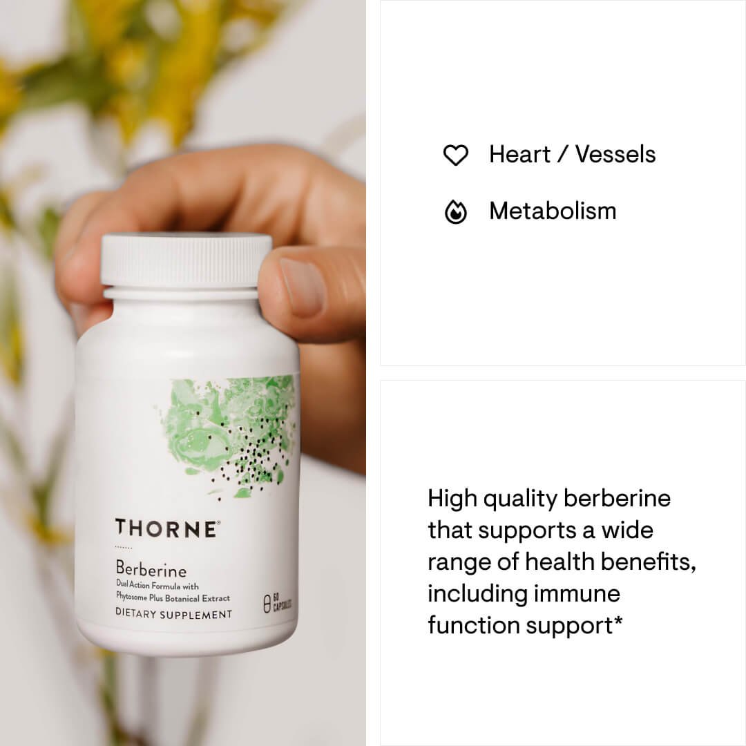 Thorne Berberine Dual Action Formula Capsules thumbnail 2