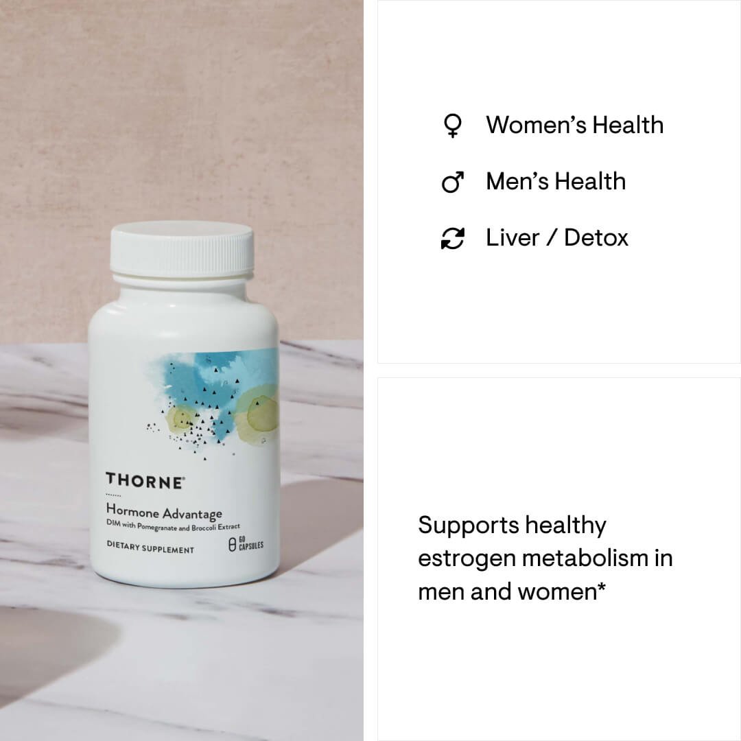 Thorne Hormone Advantage Dim 60 Capsules In Pakistan thumbnail 2