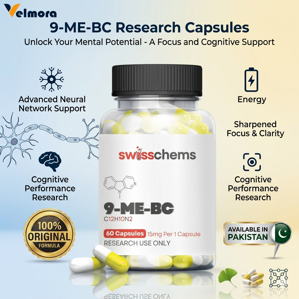 Swisschems 9-Me-BC 15 mg 60 Capsules In Pakistan thumbnail 2