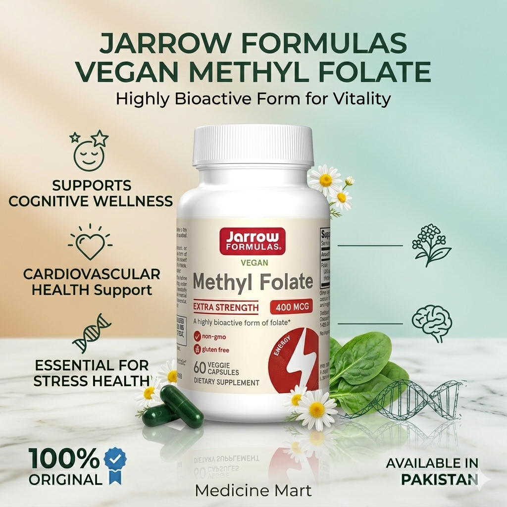 Jarrow Methyl Folate 400 Mcg 60 Capsules In Pakistan thumbnail 2