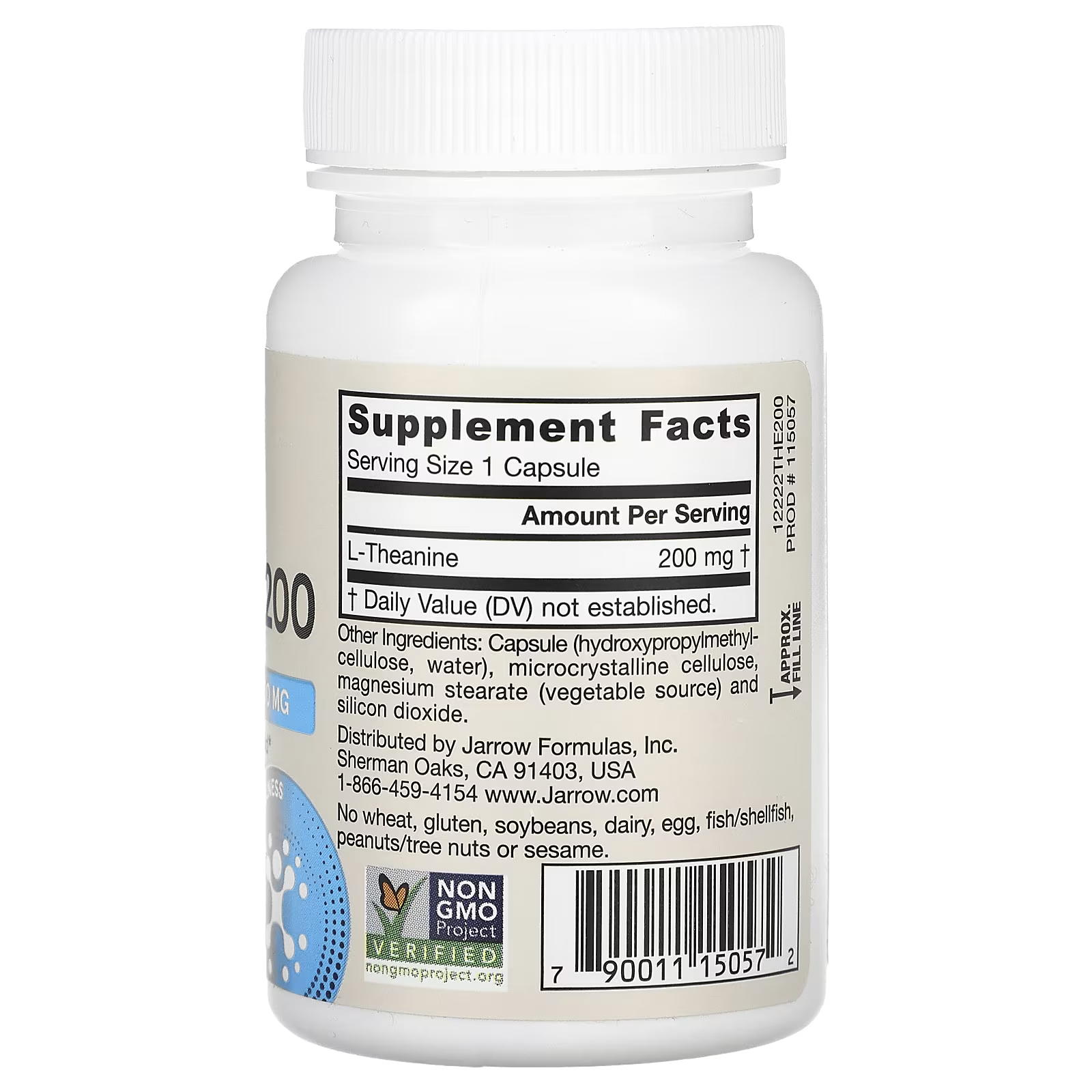Jarrow Formulas Theanine 200mg 60 Veggie Capsules in Pakistan thumbnail 2