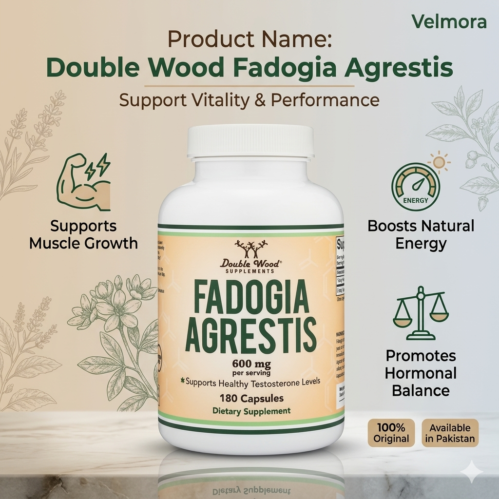 Double Wood Supplements Fadogia Agrestis 600 Mg Per Serving Capsules thumbnail 2