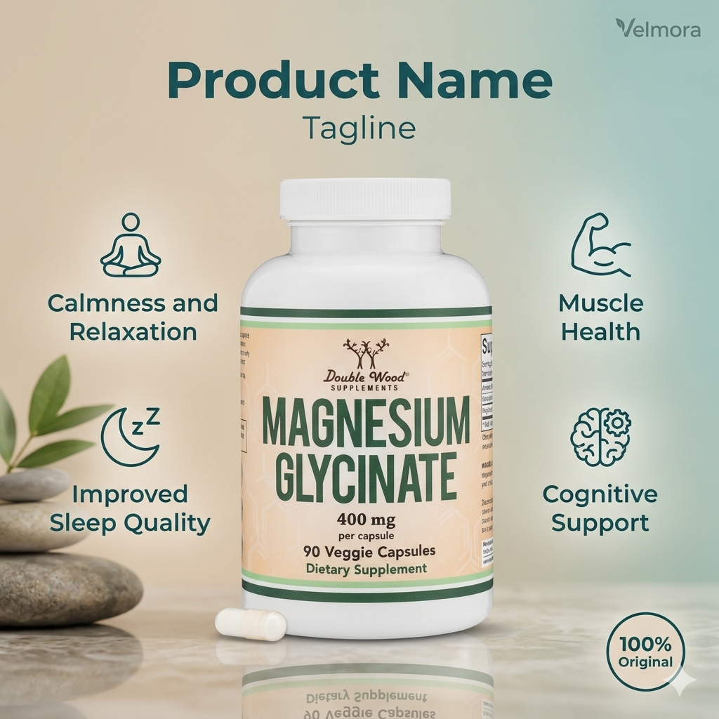Double Wood Magnesium Glycinate 400 Mg Per Capsule In Pakistan thumbnail 3