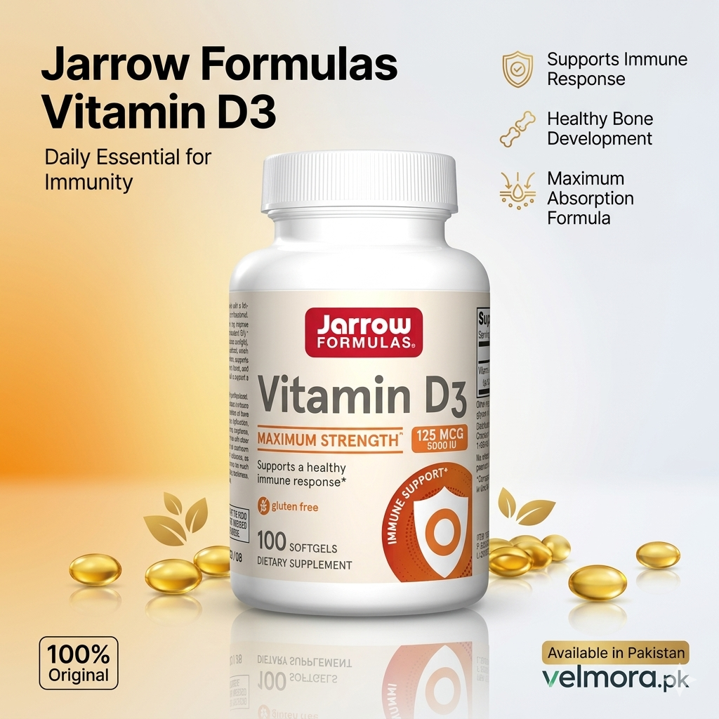 Jarrow Formulas Vitamin D3 5000 Iu Softgels In Pakistan thumbnail 2