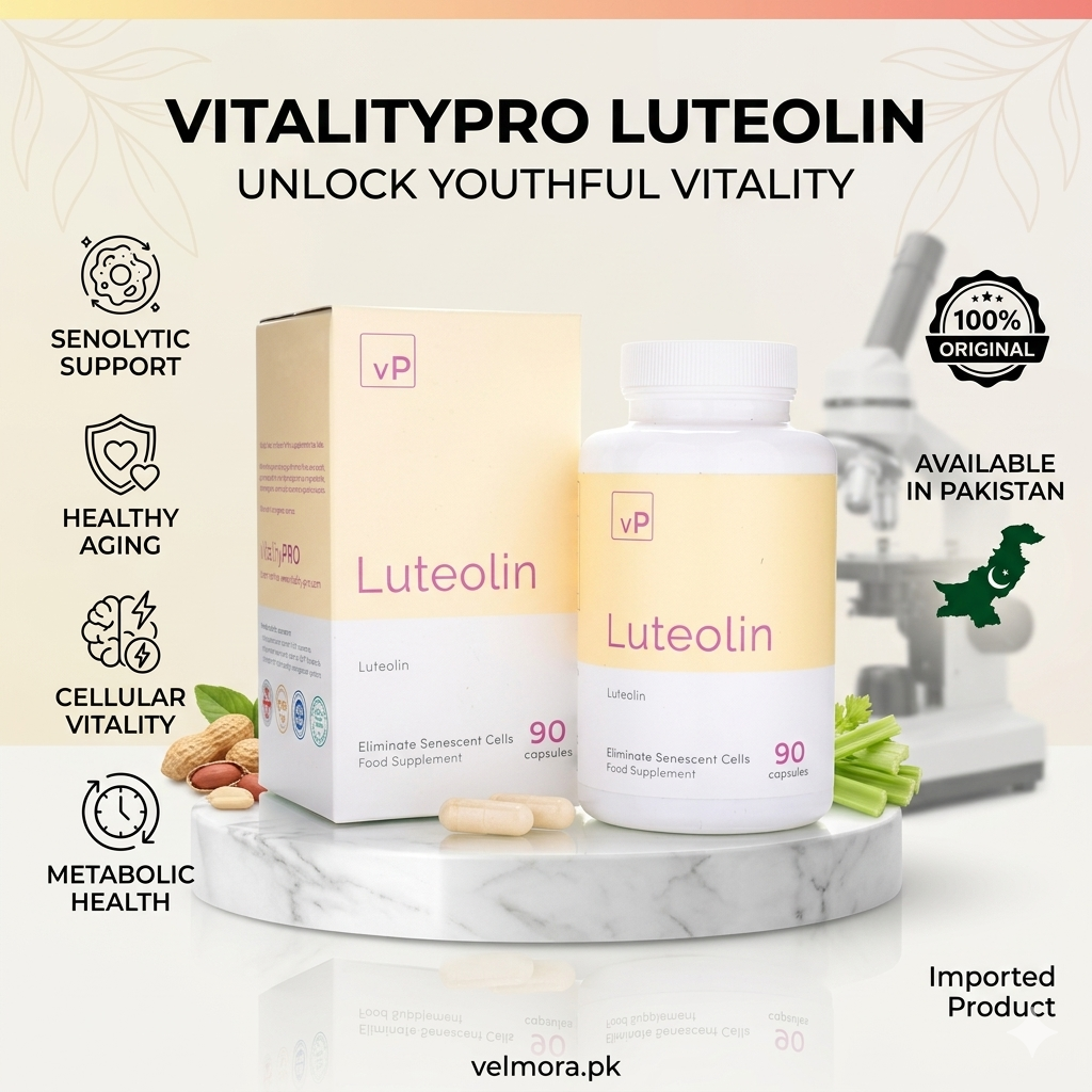 Vp Vitality Pro Luteolin 100 Mg 90 Capsules In Pakistan | Velmora.pk thumbnail 2