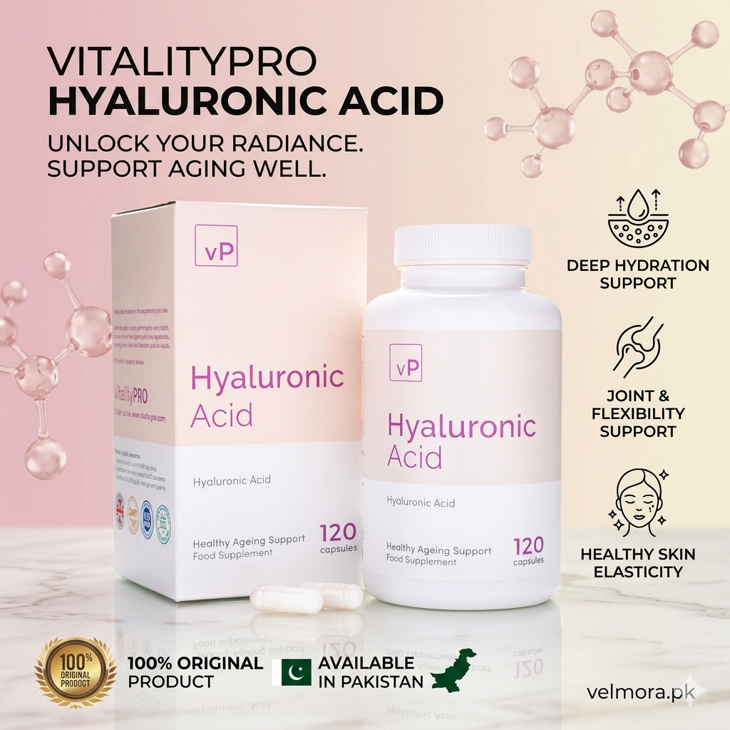 Vp Vitality Pro Hyaluronic ACID 316 Mg 120 Capsules In Pakistan thumbnail 2